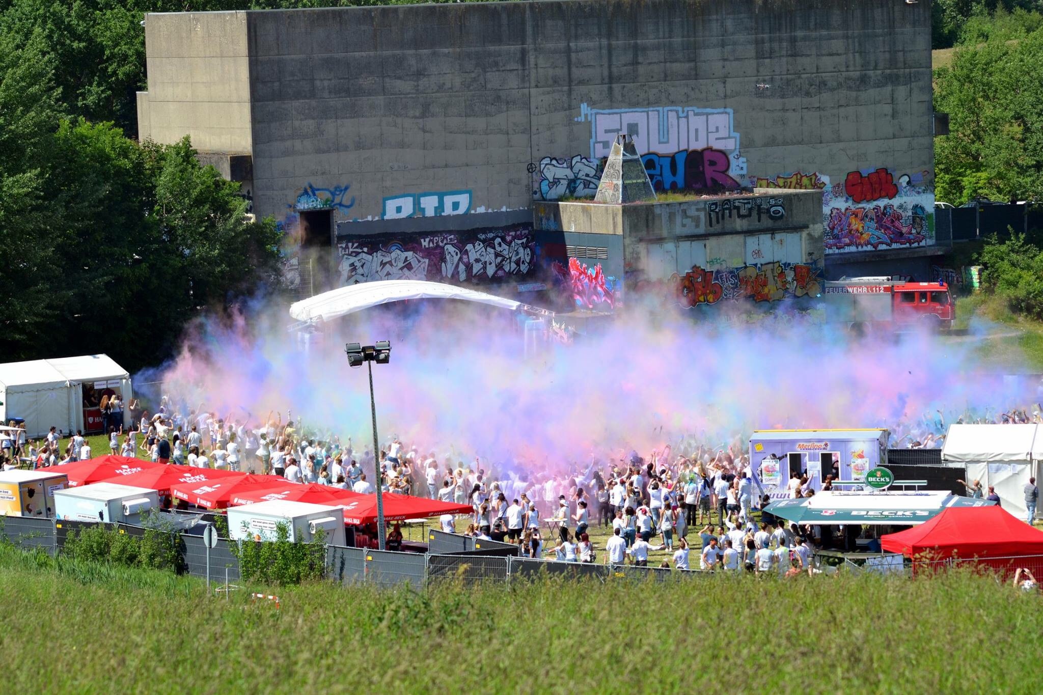 Und hier noch weitere Eindrücke vom Holi Fest am Osternburger Utkiek.