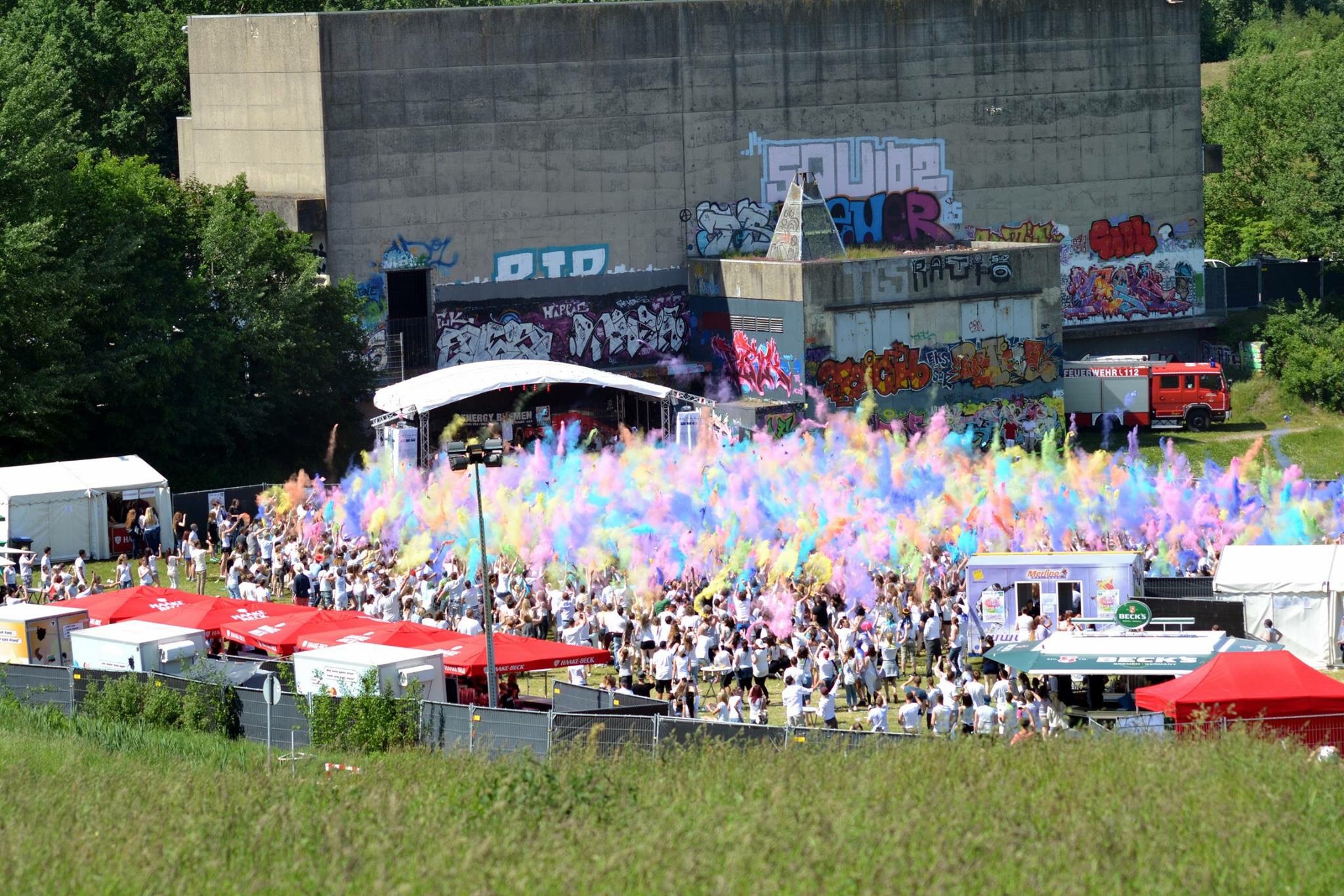 Und hier noch weitere Eindrücke vom Holi Fest am Osternburger Utkiek.